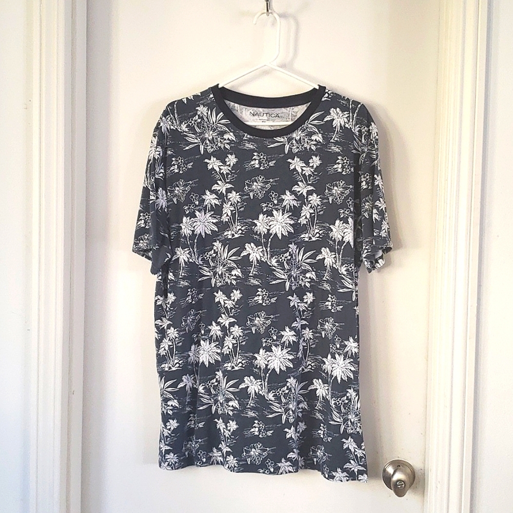 Nautica Tropical print T shirt